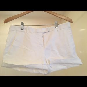 Theory White Dress Shorts